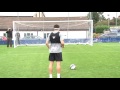 The Referee - Leicester City players take part in a Blind Football penalty competition